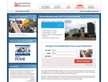 Tablet Screenshot of amarillo.renovationexperts.com