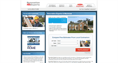 Desktop Screenshot of manassas.renovationexperts.com