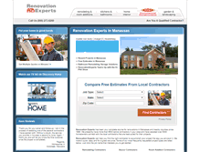 Tablet Screenshot of manassas.renovationexperts.com