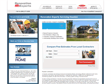 Tablet Screenshot of houston.renovationexperts.com