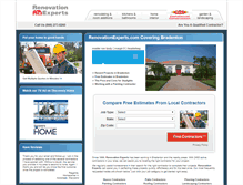 Tablet Screenshot of bradenton.renovationexperts.com