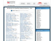 Tablet Screenshot of indiana.renovationexperts.com