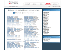 Tablet Screenshot of delaware.renovationexperts.com