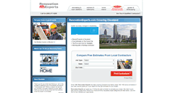 Desktop Screenshot of cleveland.renovationexperts.com