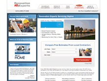 Tablet Screenshot of dayton.renovationexperts.com