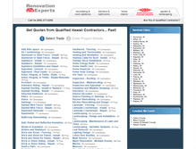 Tablet Screenshot of hawaii.renovationexperts.com