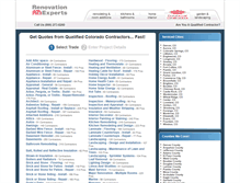 Tablet Screenshot of colorado.renovationexperts.com