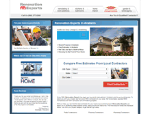 Tablet Screenshot of anaheim.renovationexperts.com