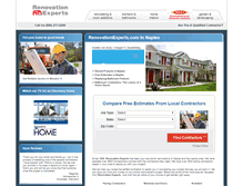 Tablet Screenshot of naples.renovationexperts.com