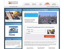 Tablet Screenshot of grand-rapids.renovationexperts.com