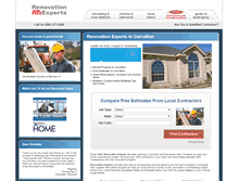 Tablet Screenshot of carrollton.renovationexperts.com