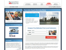 Tablet Screenshot of albany.renovationexperts.com