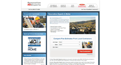 Desktop Screenshot of boise.renovationexperts.com