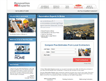 Tablet Screenshot of boise.renovationexperts.com