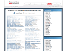 Tablet Screenshot of mississippi.renovationexperts.com