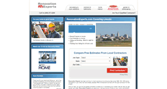 Desktop Screenshot of lincoln.renovationexperts.com