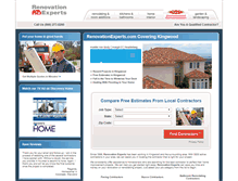 Tablet Screenshot of kingwood.renovationexperts.com